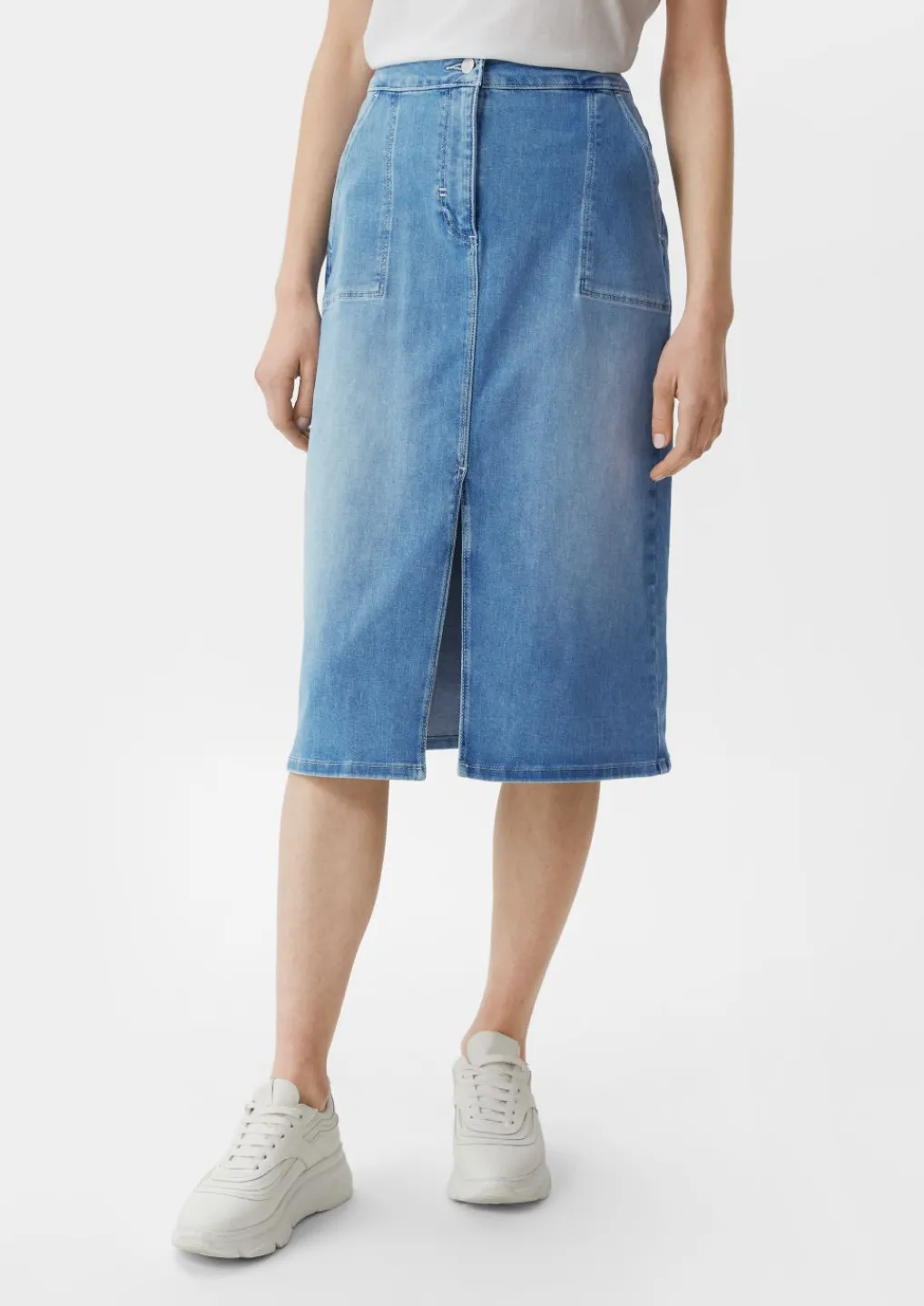 Midi-Rock aus Denim-Comma Best