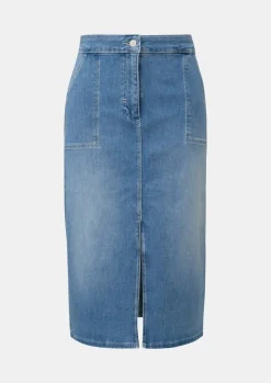 Midi-Rock aus Denim-Comma Best