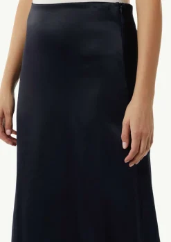 Midi-Rock aus Satin-Comma Fashion