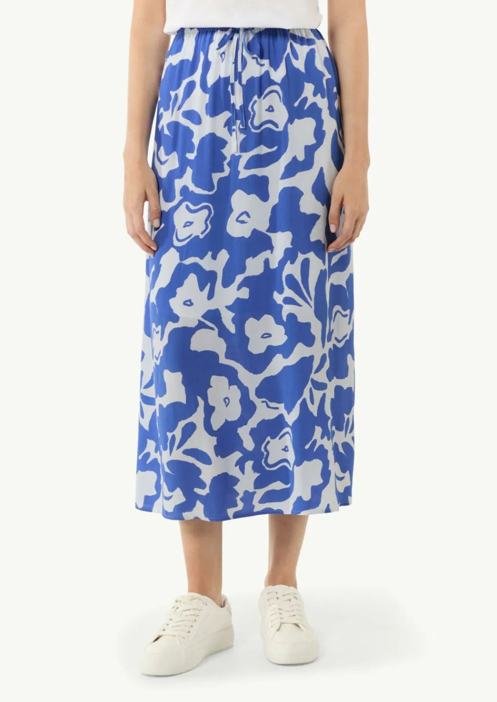 Midi-Rock mit All-over-Print-Comma Outlet