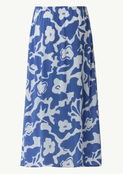 Midi-Rock mit All-over-Print-Comma Outlet