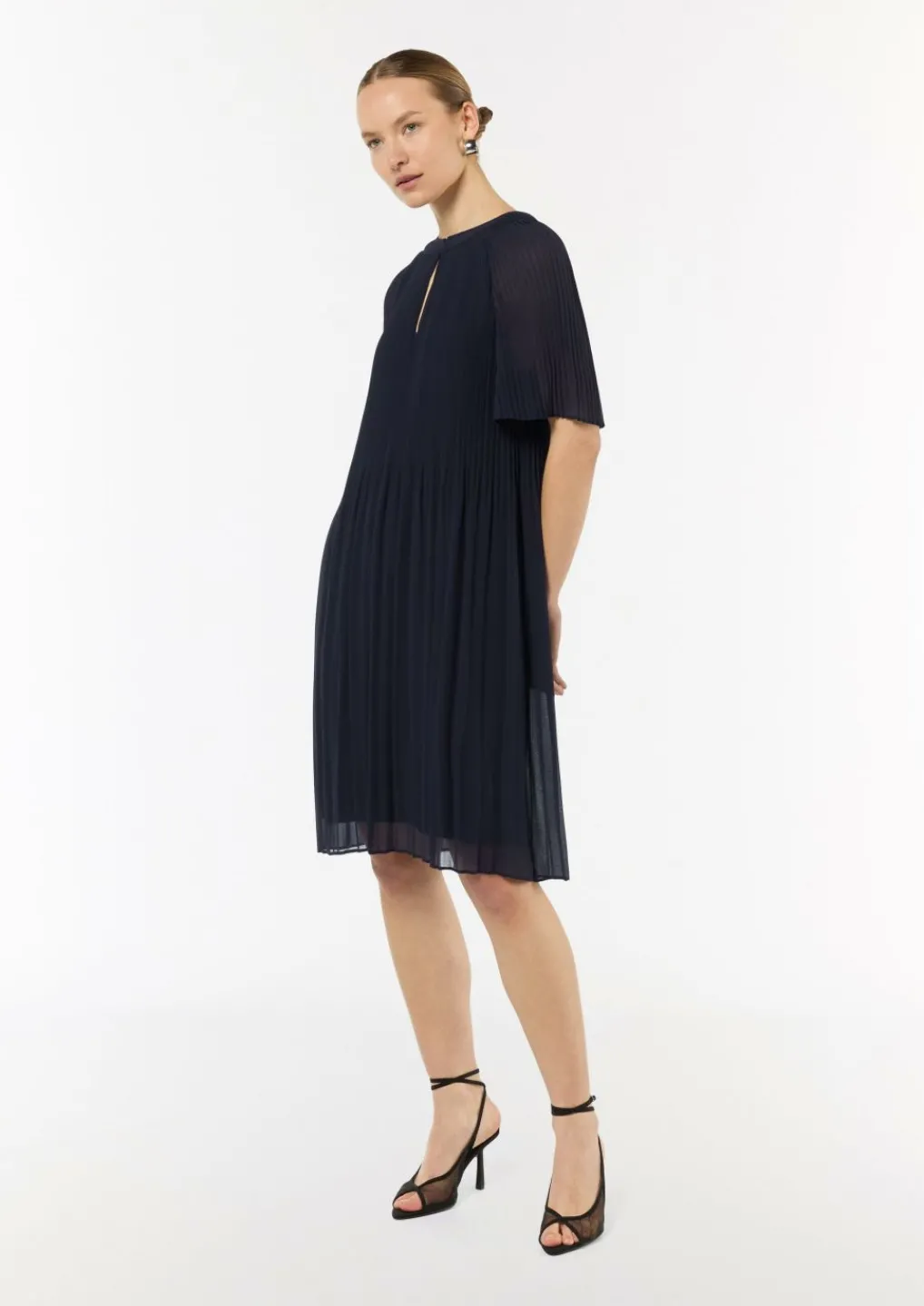 Minikleid aus Chiffon-Comma Outlet