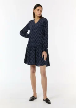 Minikleid aus Viskose-Comma Fashion