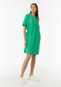 Minikleid mit Webstruktur-Comma Hot