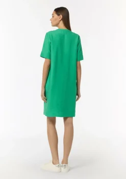 Minikleid mit Webstruktur-Comma Hot
