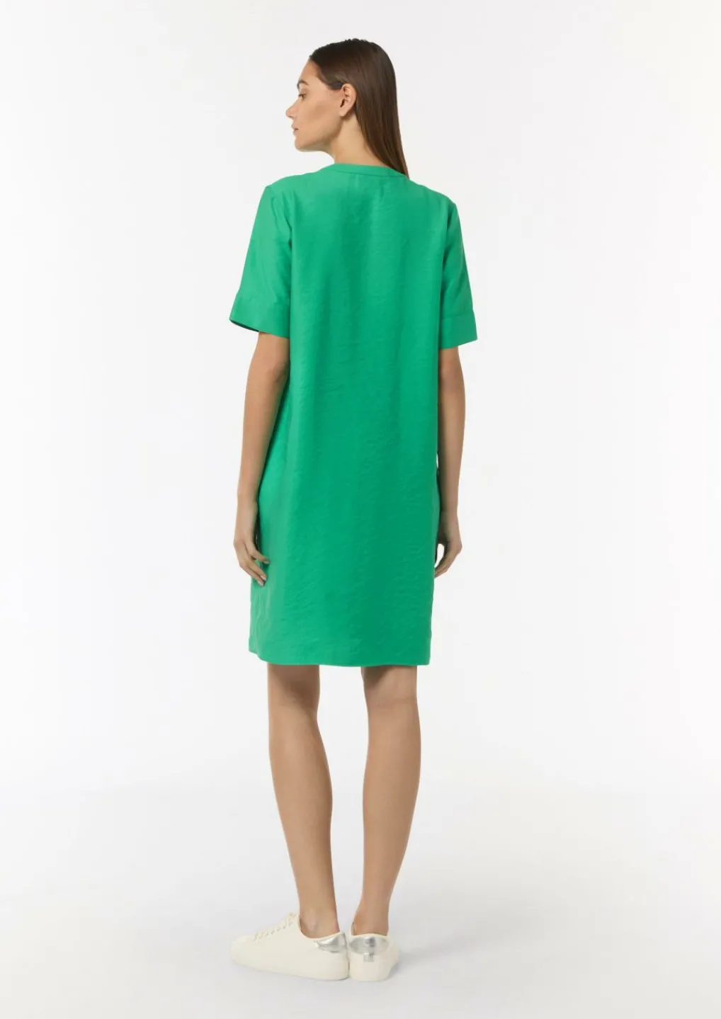 Minikleid mit Webstruktur-Comma Hot