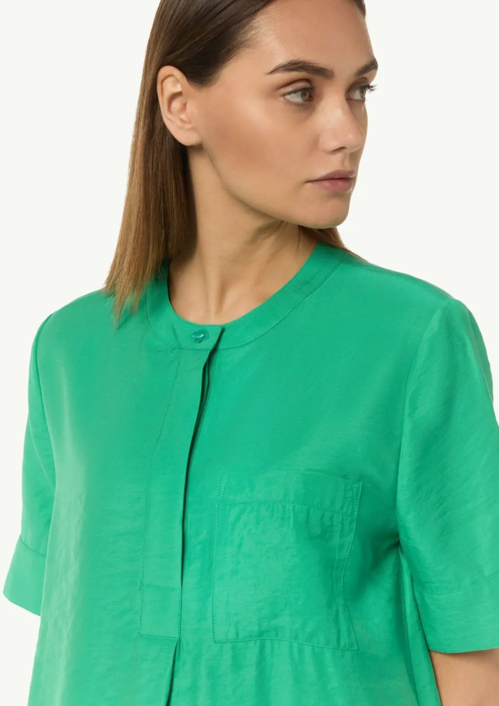 Minikleid mit Webstruktur-Comma Hot