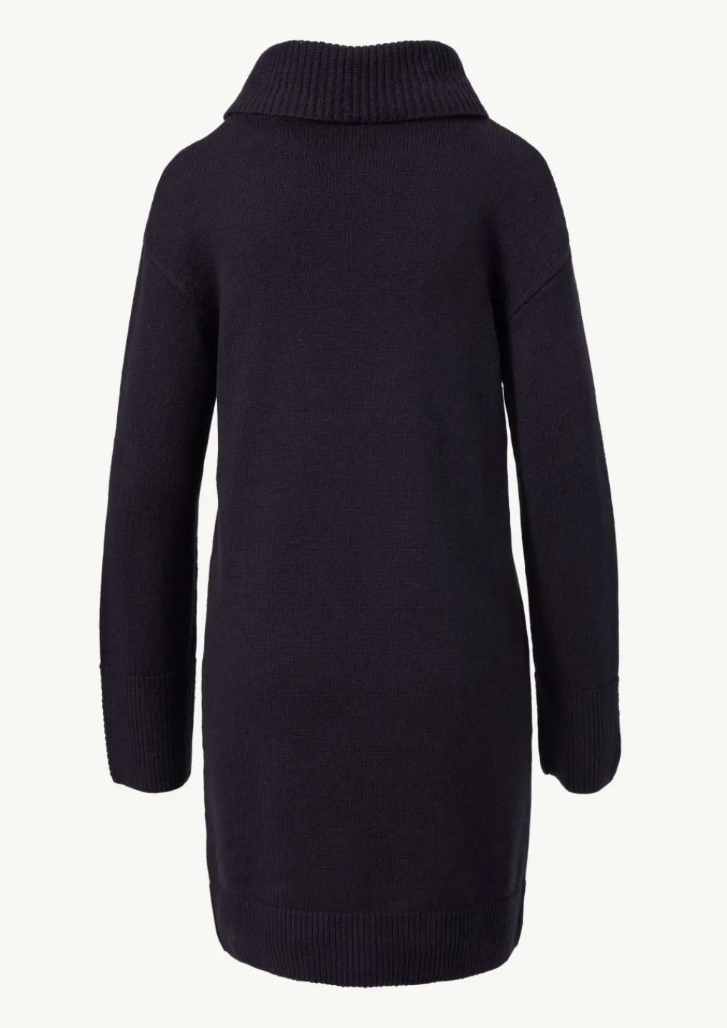 Mini-Strickkleid mit Zopfdetail am Ärmel-Comma Discount