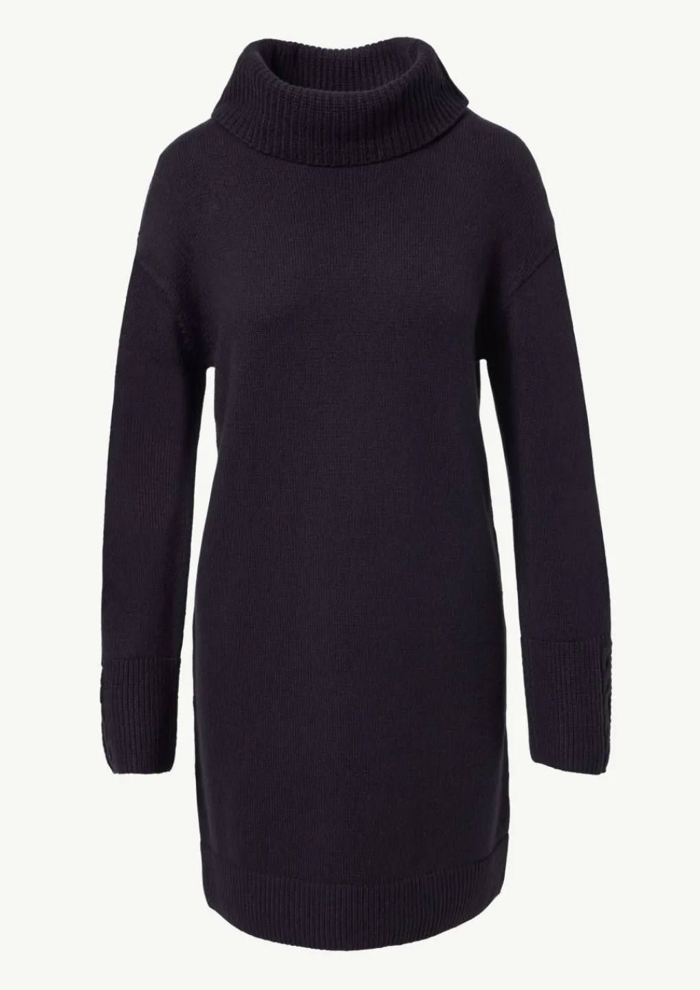 Mini-Strickkleid mit Zopfdetail am Ärmel-Comma Discount