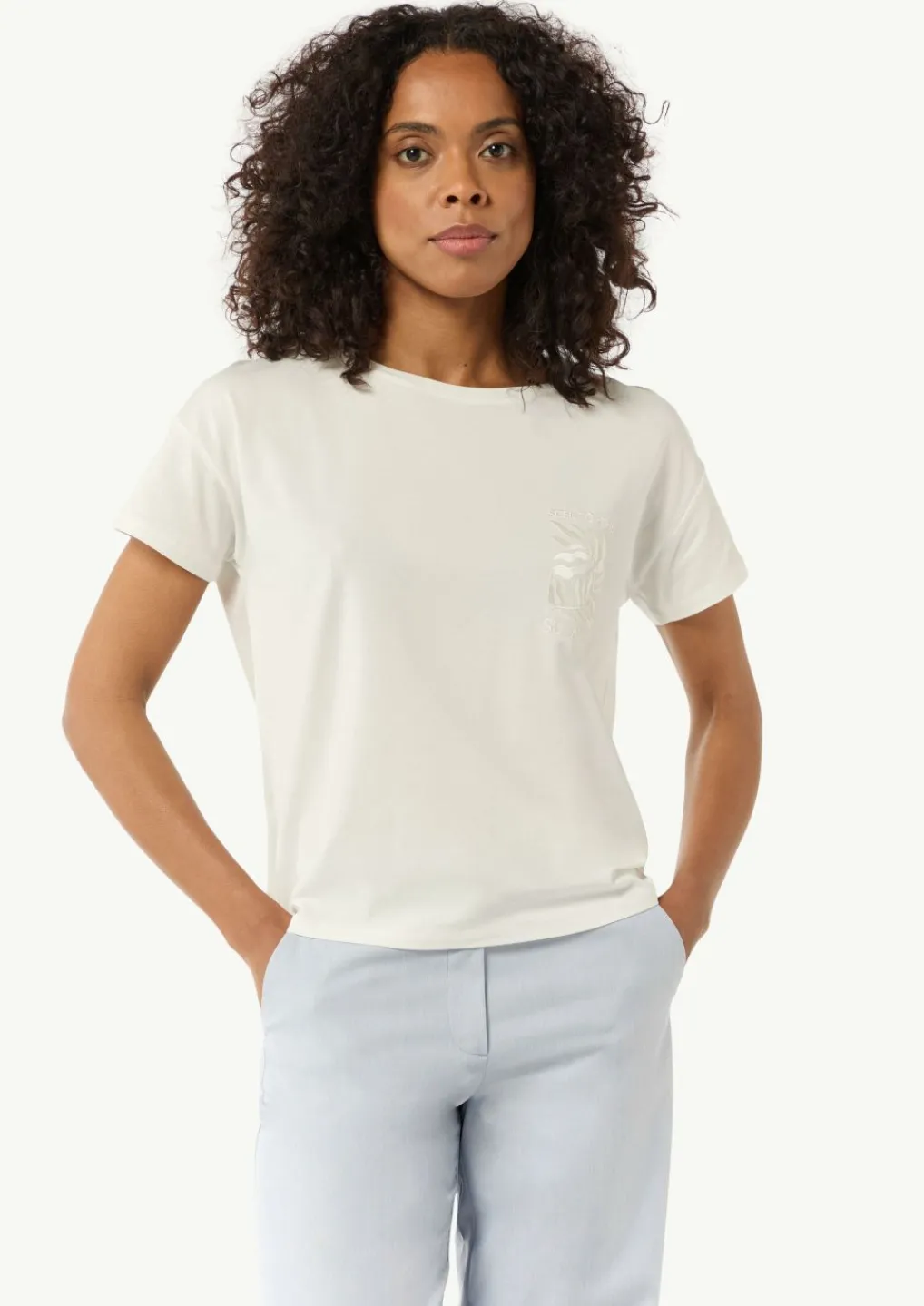 Modalmix-T-Shirt im Relaxed Fit mit Print-Comma Sale