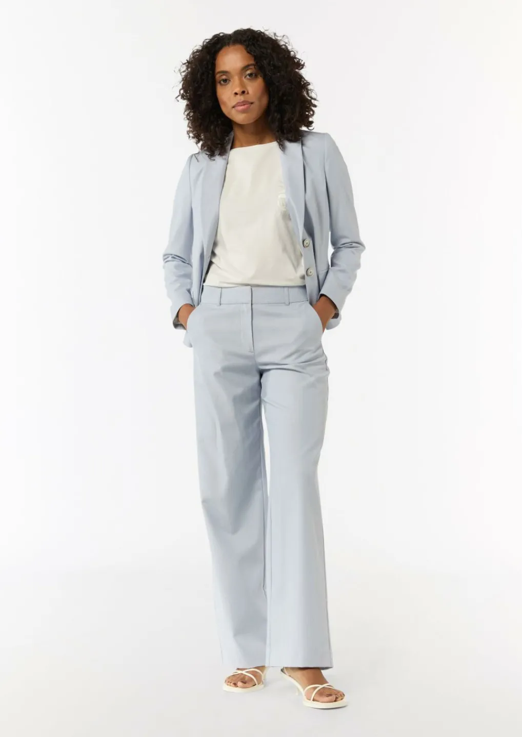 Modalmix-T-Shirt im Relaxed Fit mit Print-Comma Sale