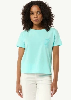Modalmix-T-Shirt im Relaxed Fit mit Print-Comma Discount