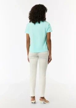 Modalmix-T-Shirt im Relaxed Fit mit Print-Comma Discount