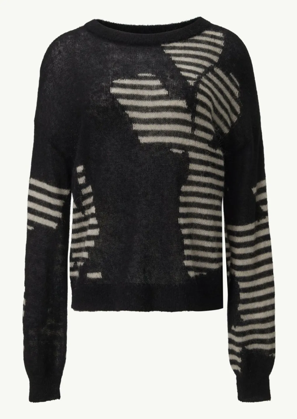 Modischer Strickpullover mit Musterung-Comma Clearance