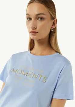 Modisches T-Shirt mit Frontprint-Comma Discount