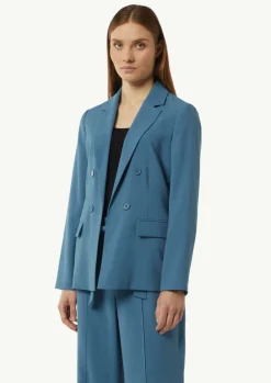 Offener Longblazer mit Piquestruktur-Comma Outlet