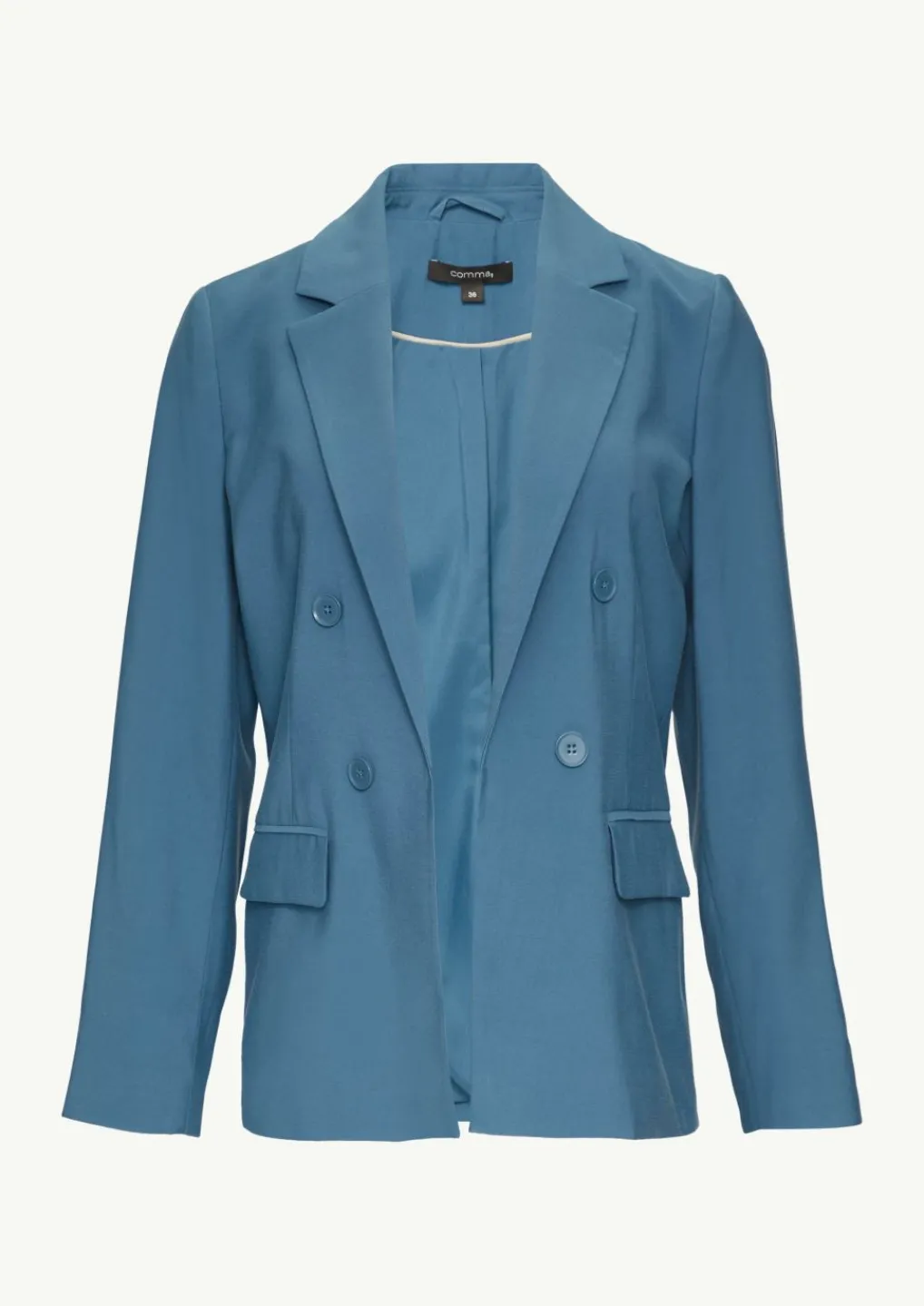 Offener Longblazer mit Piquestruktur-Comma Outlet
