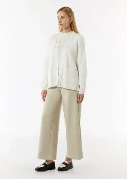 Offene Strickjacke mit Schmuck-Detail-Comma Hot