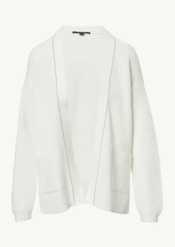 Offene Strickjacke mit Schmuck-Detail-Comma Hot