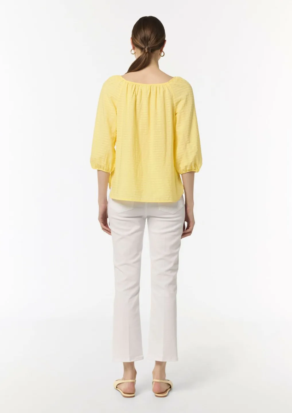 Off-Shoulder-Bluse aus Viskosemix-Comma Fashion