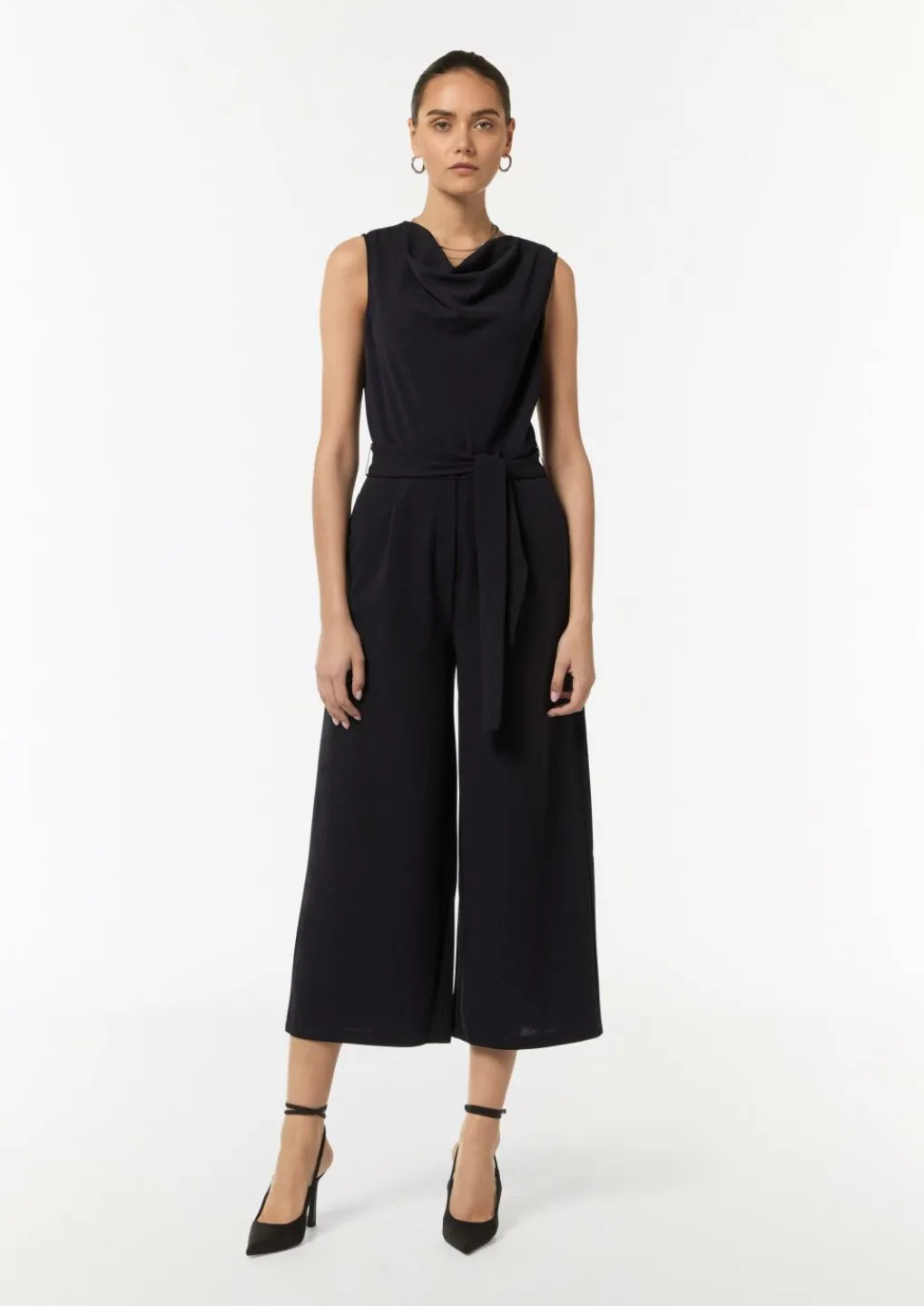 Overall mit Crêpestruktur-Comma Fashion