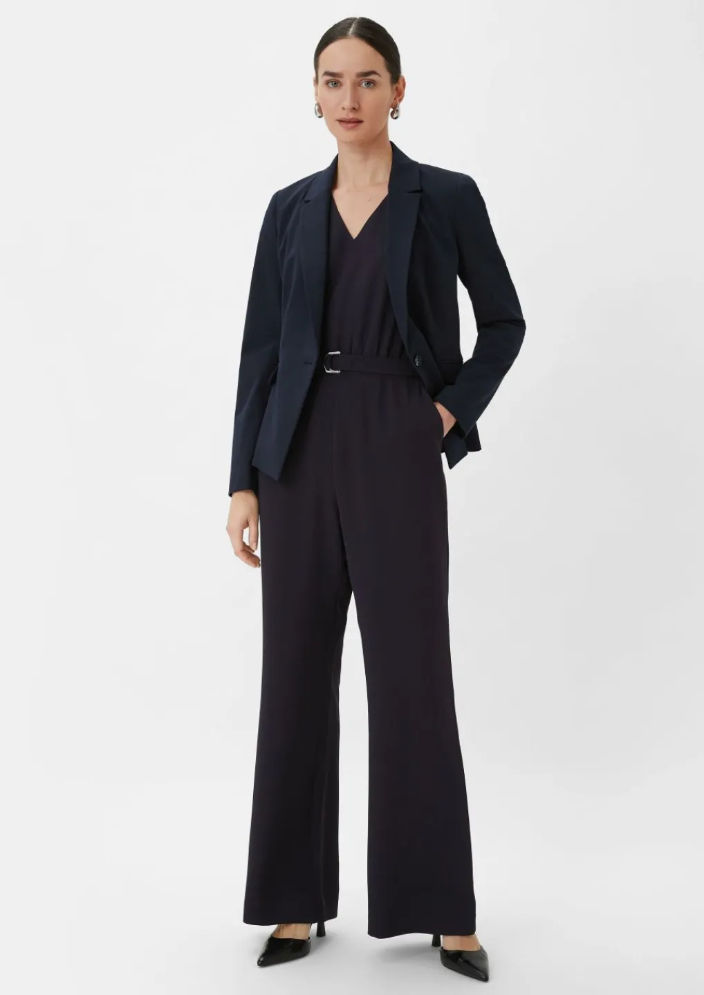 Overall mit integriertem Gürtel-Comma Discount