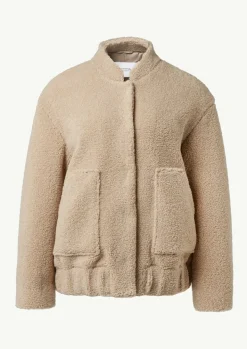 Oversize-Blouson aus Teddy-Plüsch-Comma Clearance
