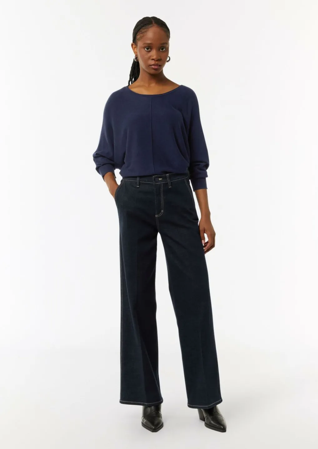 Oversized-Pullover mit Fledermausärmeln-Comma Clearance