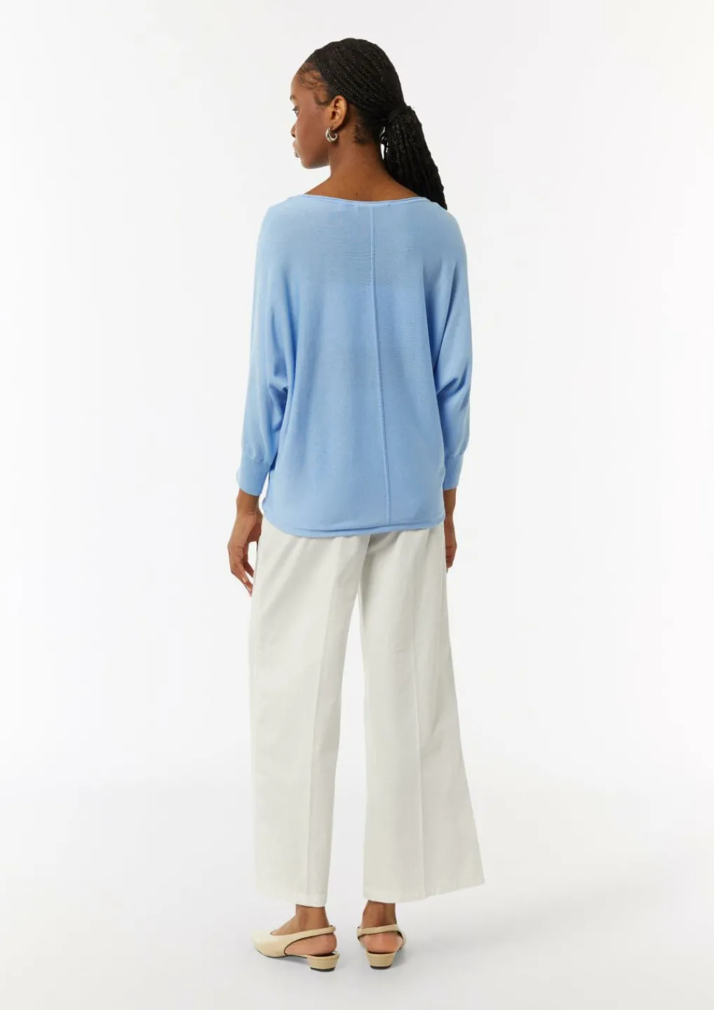 Oversized-Pullover mit Fledermausärmeln-Comma Online