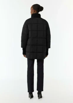 Oversized Steppjacke mit Ripp-Details-Comma Hot