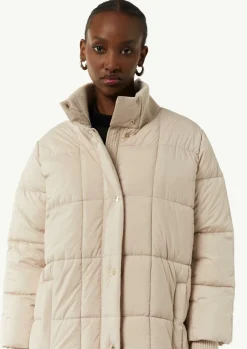 Oversized Steppjacke mit Ripp-Details-Comma Best
