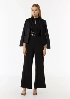 Paillettentop mit Cut-out-Comma Outlet