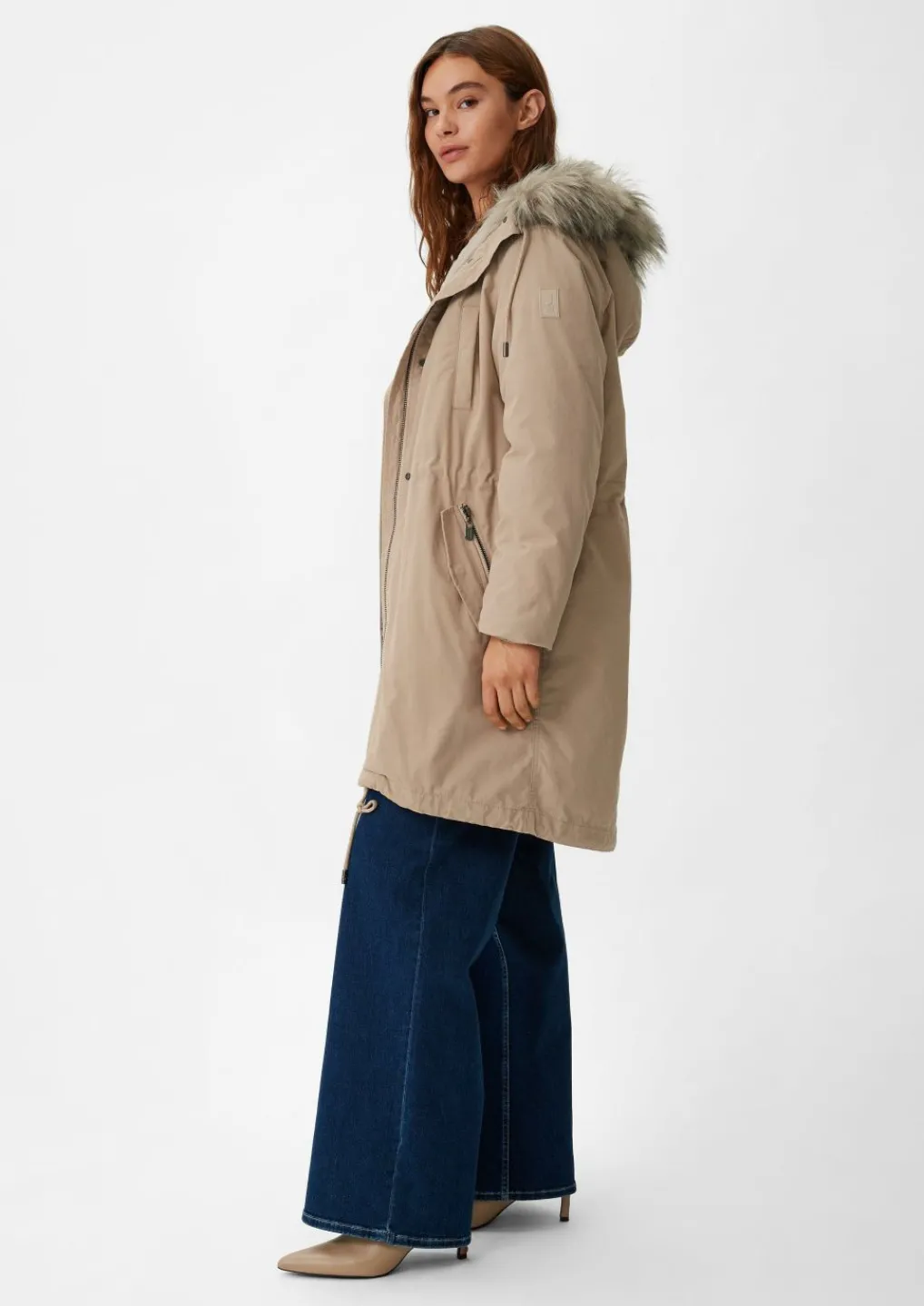 Parka mit abnehmbarem Kunstfell-Comma Sale