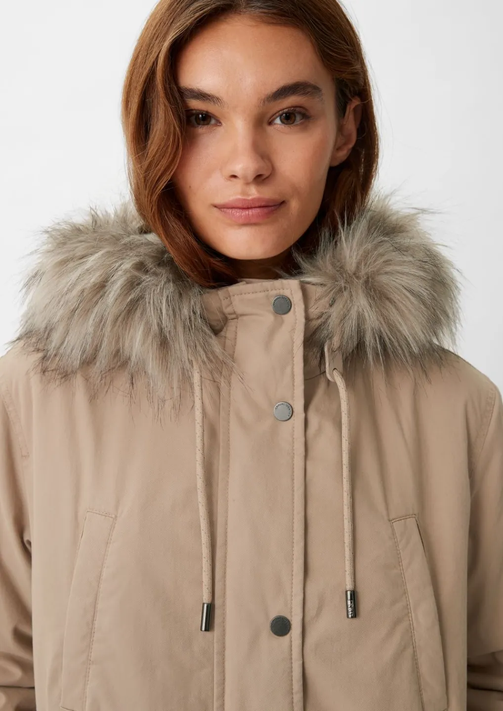 Parka mit abnehmbarem Kunstfell-Comma Sale