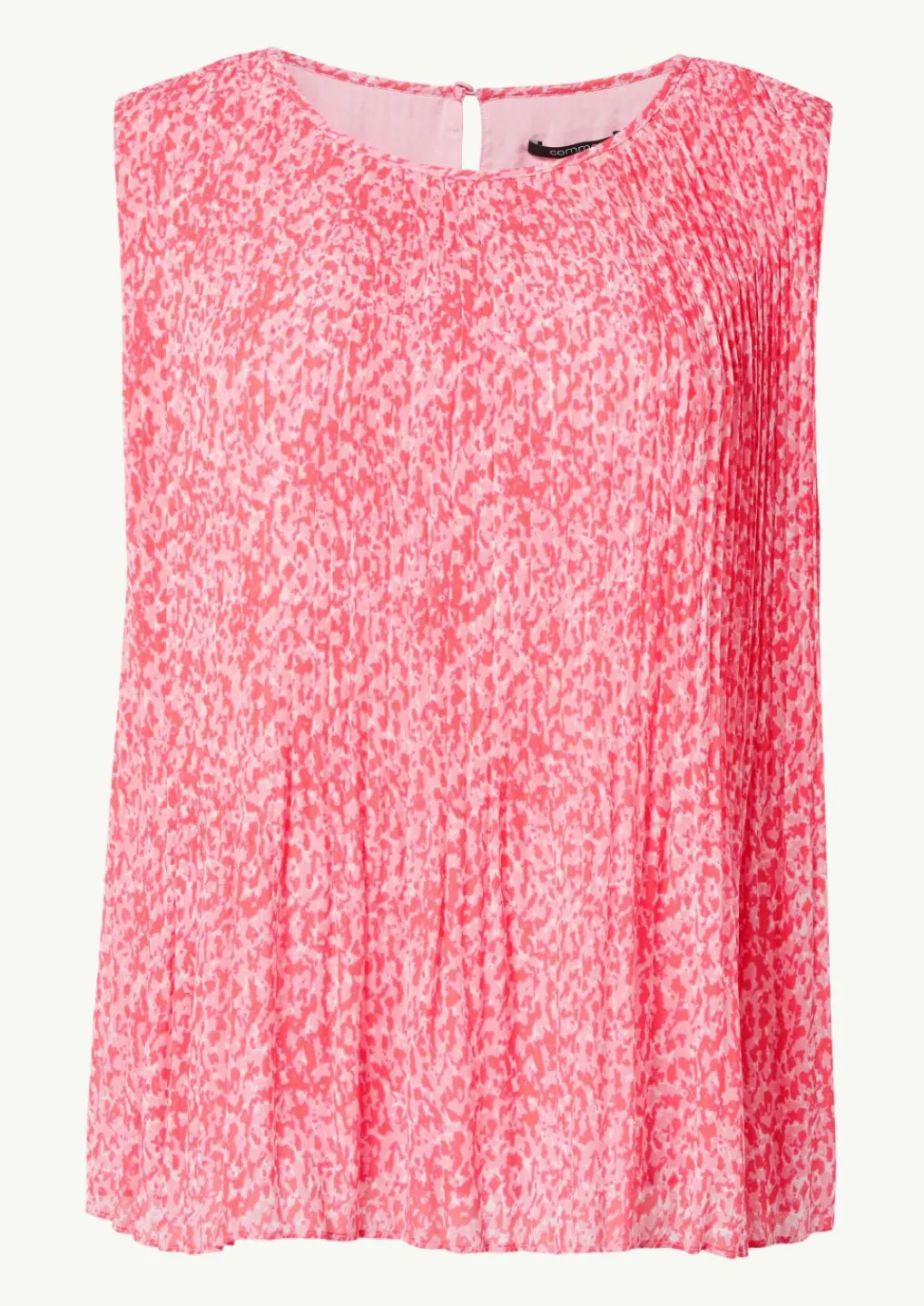 Plissierte Chiffonbluse-Comma New
