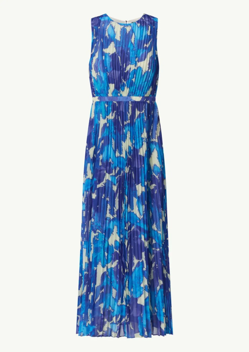 Plissiertes Chiffon-Kleid-Comma Outlet