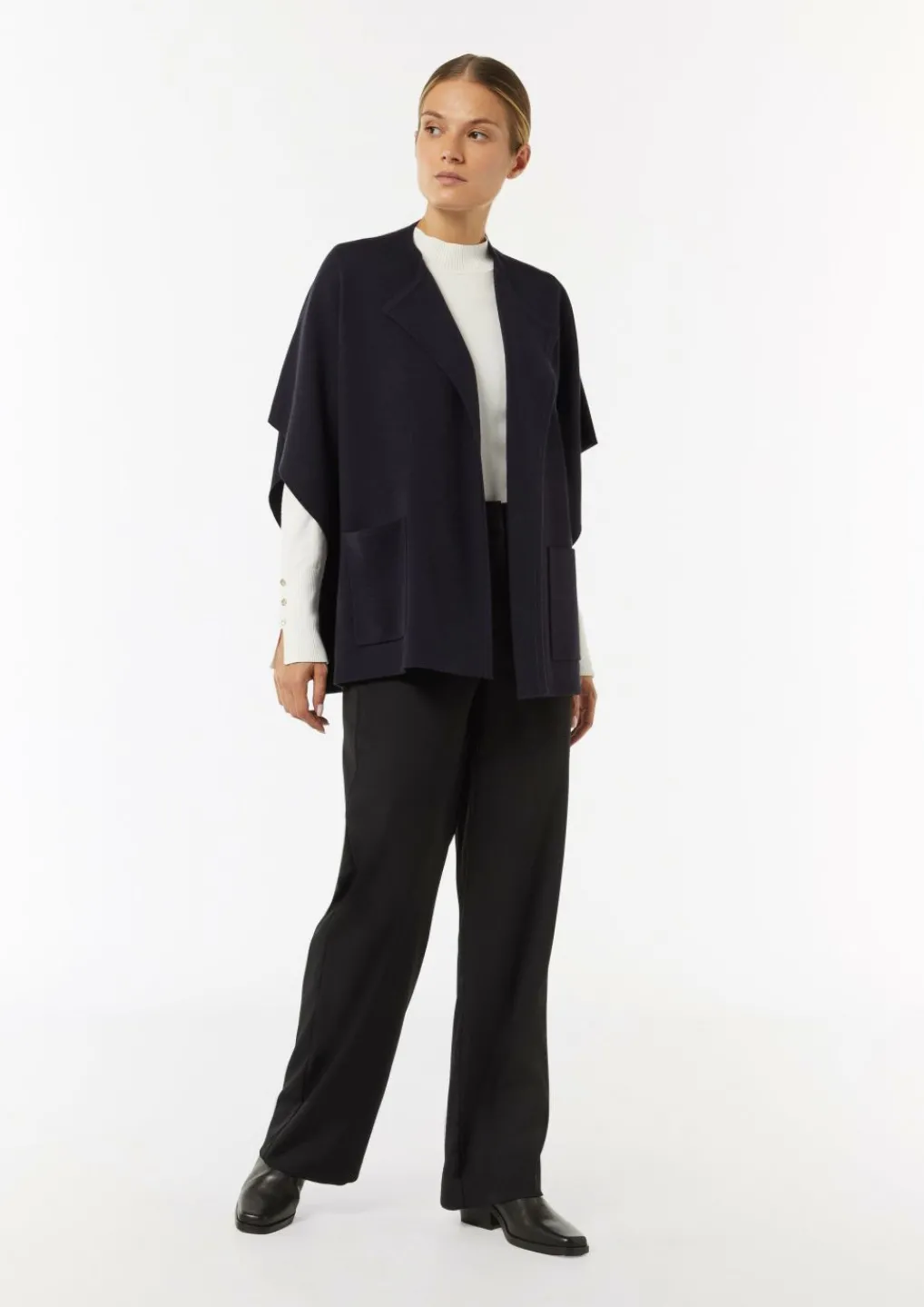 Poncho aus Viskosemix-Comma Clearance