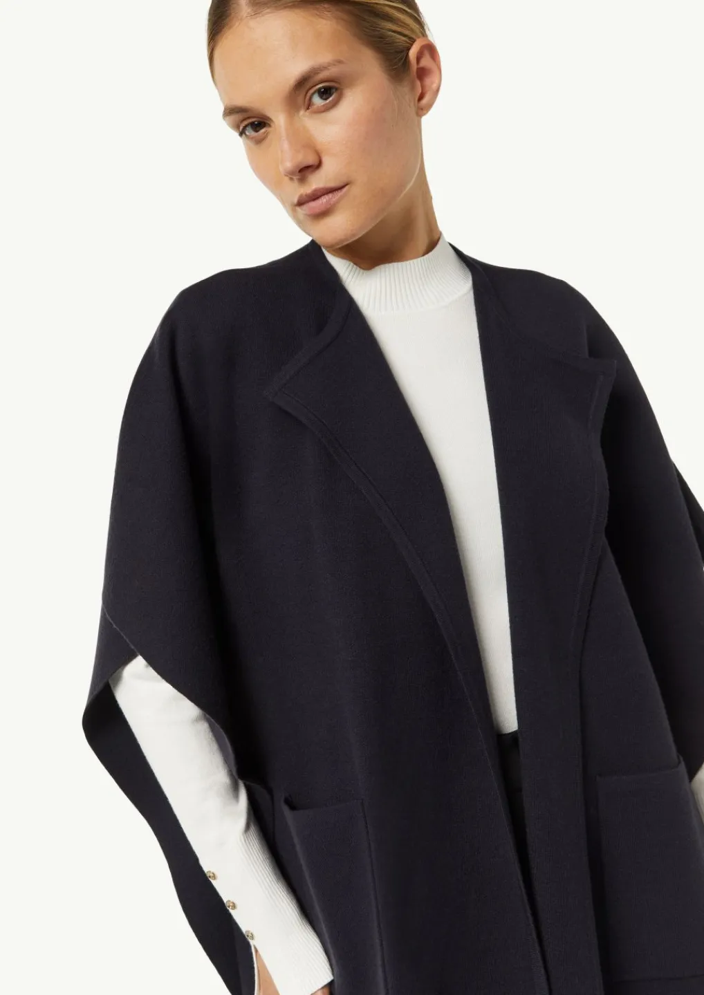 Poncho aus Viskosemix-Comma Clearance