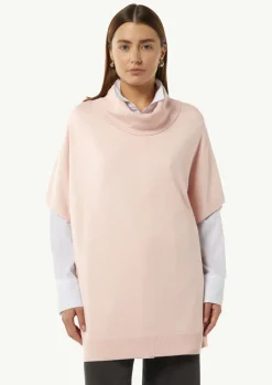 Poncho aus Viskosemix mit Rollkragen-Comma Online