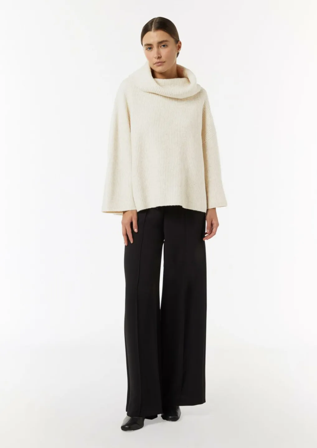 Poncho im Rippstrick-Comma Sale