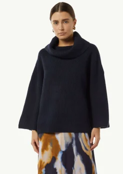 Poncho im Rippstrick-Comma Sale