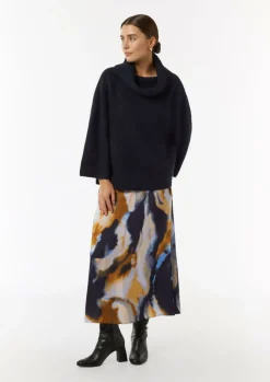 Poncho im Rippstrick-Comma Sale