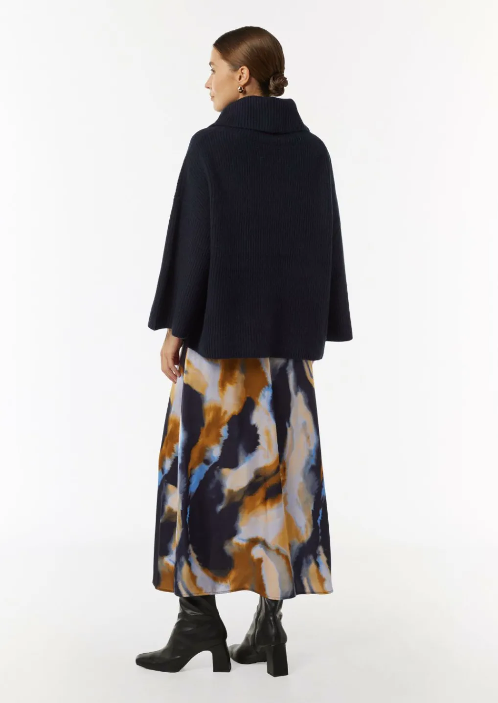 Poncho im Rippstrick-Comma Sale