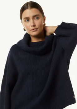 Poncho im Rippstrick-Comma Sale