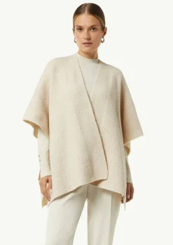 Poncho mit Strukturmuster-Comma Online