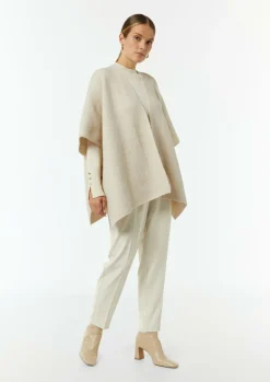 Poncho mit Strukturmuster-Comma Online