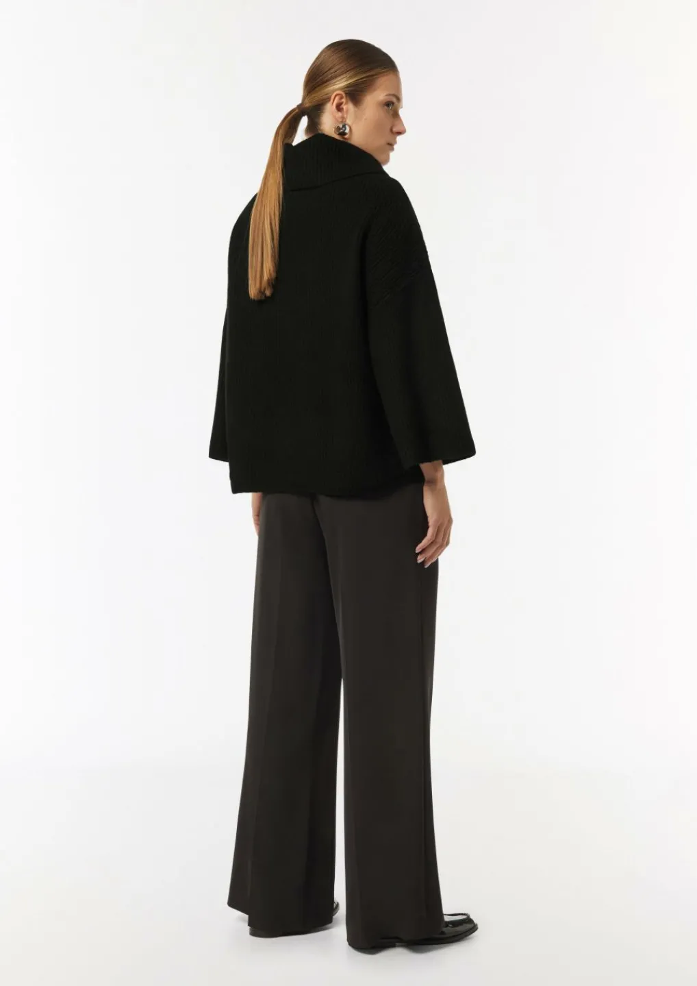 Poncho mit weitem Rollkragen-Comma Discount
