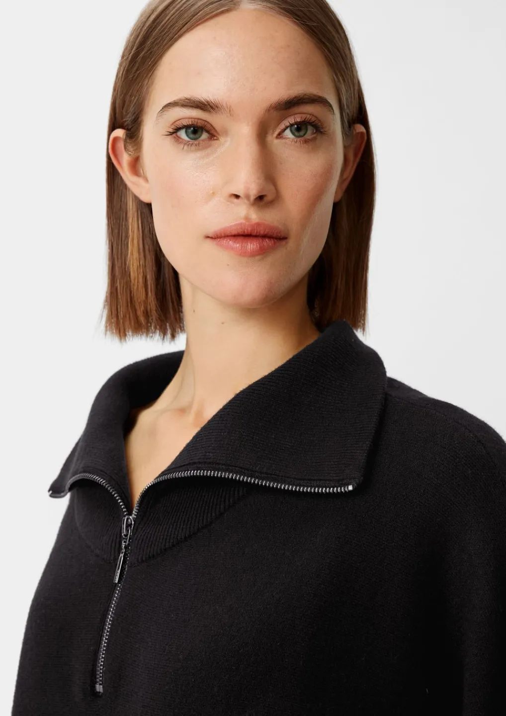 Poncho-Pullover mit Stehkragen-Comma Sale