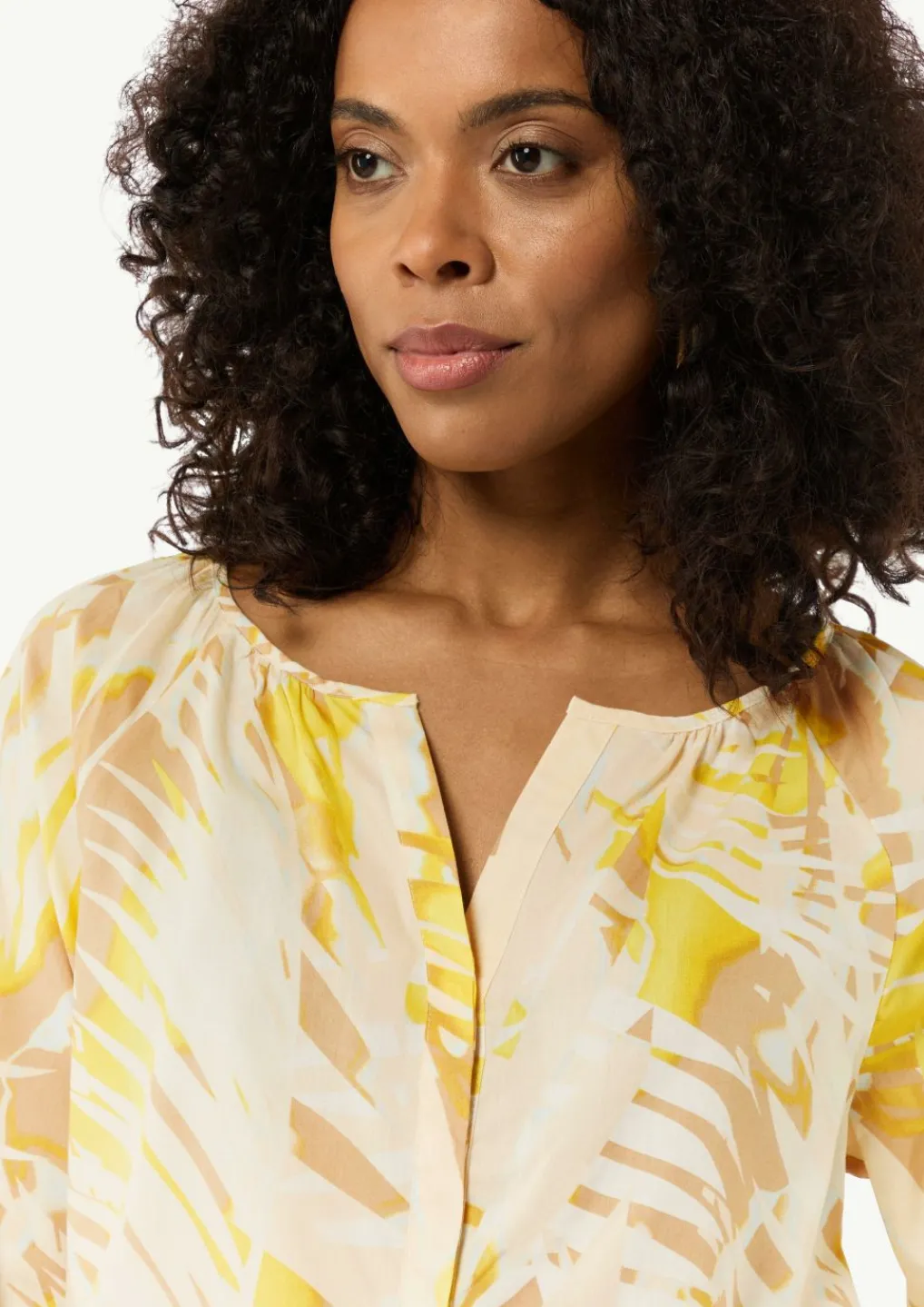Print-Bluse im Loose Fit-Comma Fashion