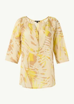 Print-Bluse im Loose Fit-Comma Fashion